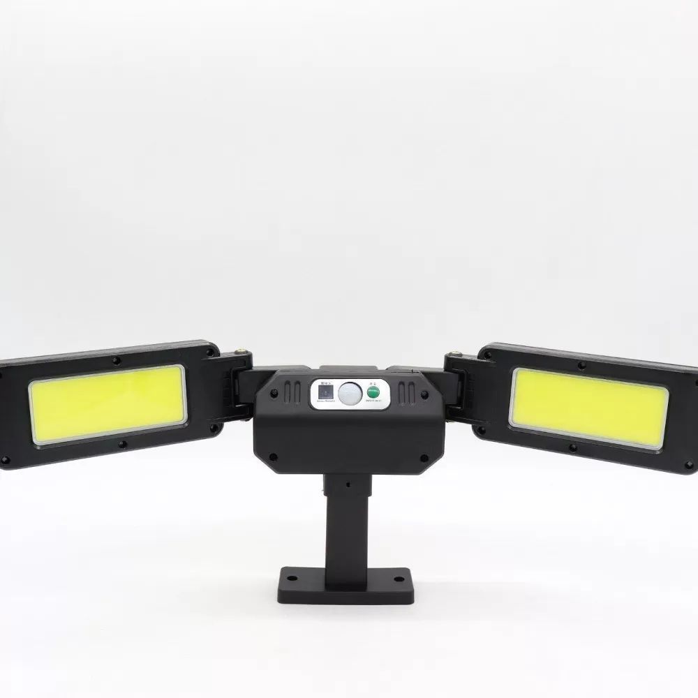 Вуличний світильник 200LED на сонячній батареї, SR-913 / Ліхтар настінний з пультом керування та датчиком руху 234565352 фото