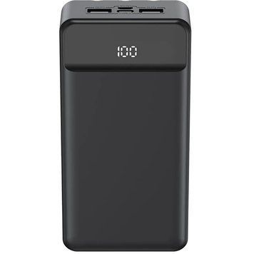 Павербанк 30000mAh +3 переходника, 2xUSB, Type-C, MicroUSB, ZX102/ Power bank/ Внешний аккумулятор / Повербанк 234590152 фото