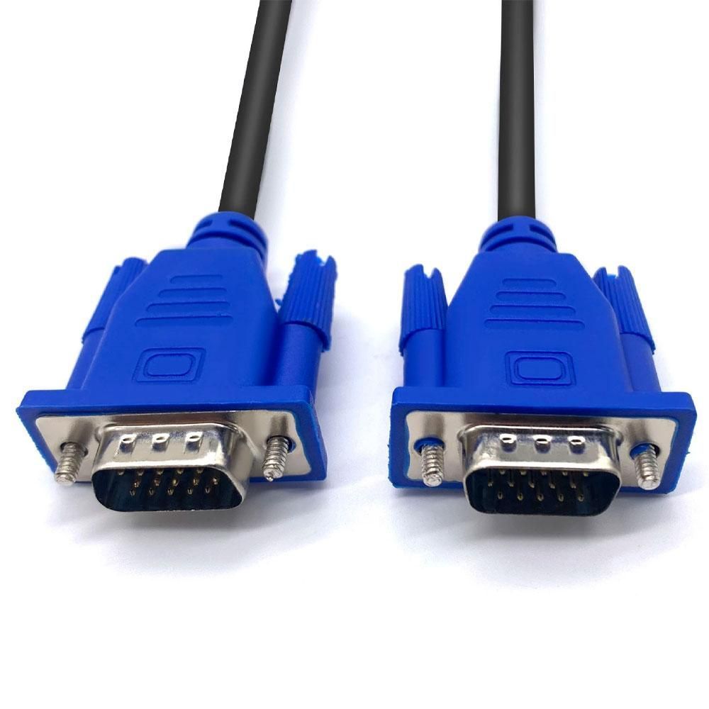 Кабель для монітора VGA 1,5 м, 3 + 2 / Відеокабель для виведення зображення на екран 234564764 фото