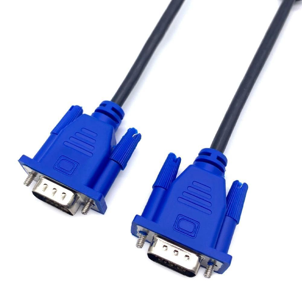 Кабель для монітора VGA 1,5 м, 3 + 2 / Відеокабель для виведення зображення на екран 234564764 фото