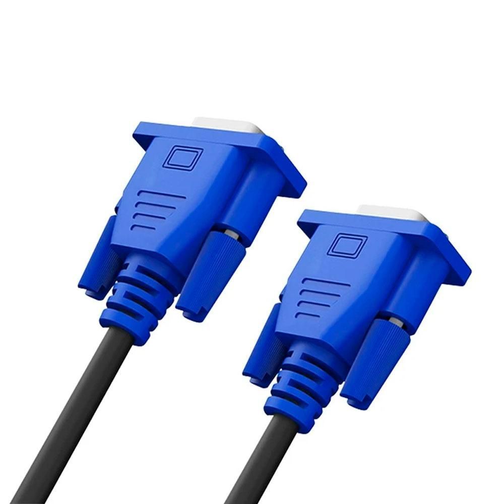 Кабель для монітора VGA 1,5 м, 3 + 2 / Відеокабель для виведення зображення на екран 234564764 фото