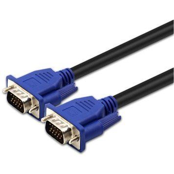 Кабель для монітора VGA 1,5 м, 3 + 2 / Відеокабель для виведення зображення на екран 234564764 фото