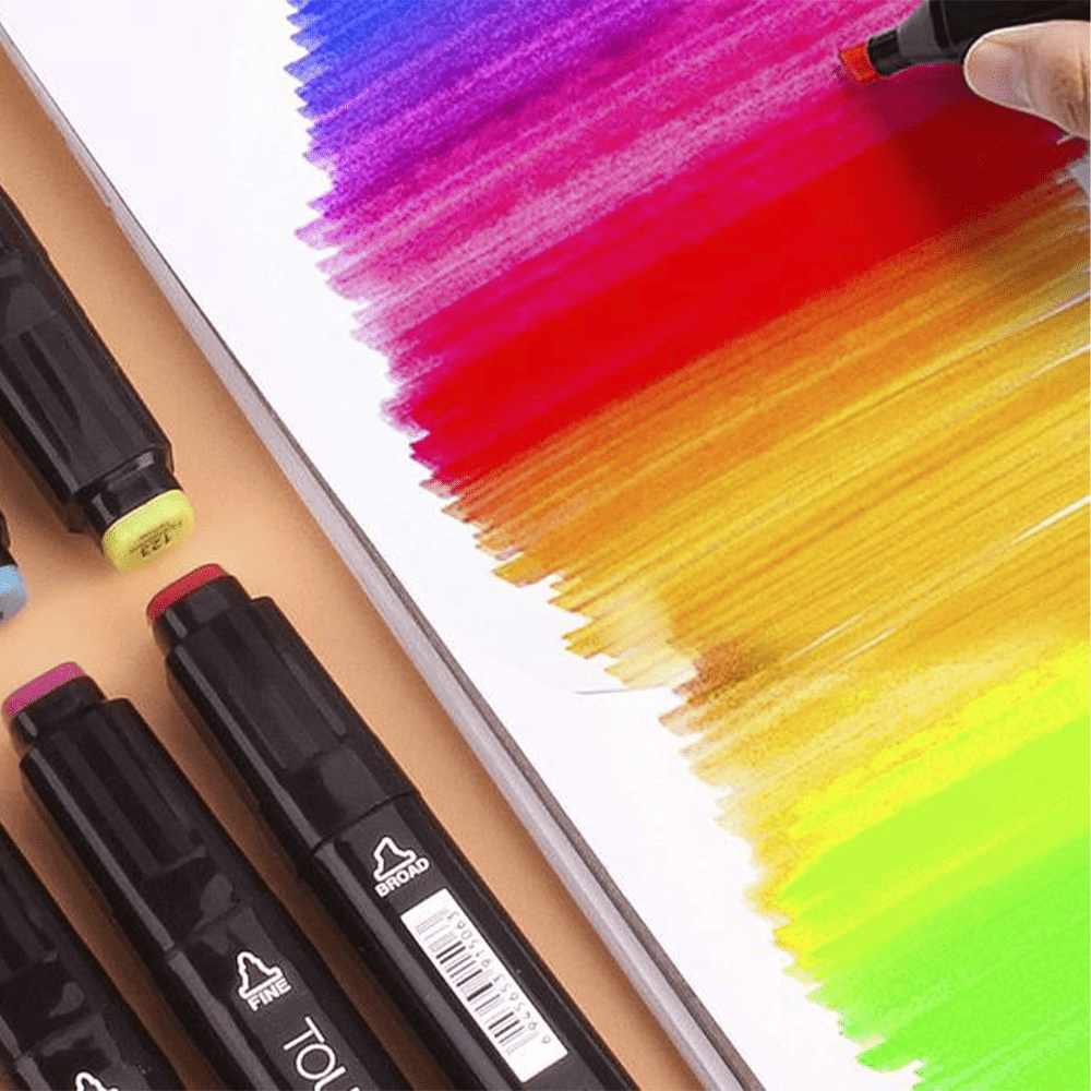 Набор маркеров 60 шт, для скетчинга Thiscolor / Скетч маркеры для рисования 234566225 фото