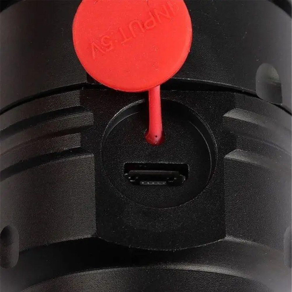 Ручний ліхтар акумуляторний, від USB, BL-A02-P50, Чорний / Тактичний ліхтарик світлодіодний / Ліхтарик ручний 234582899 фото