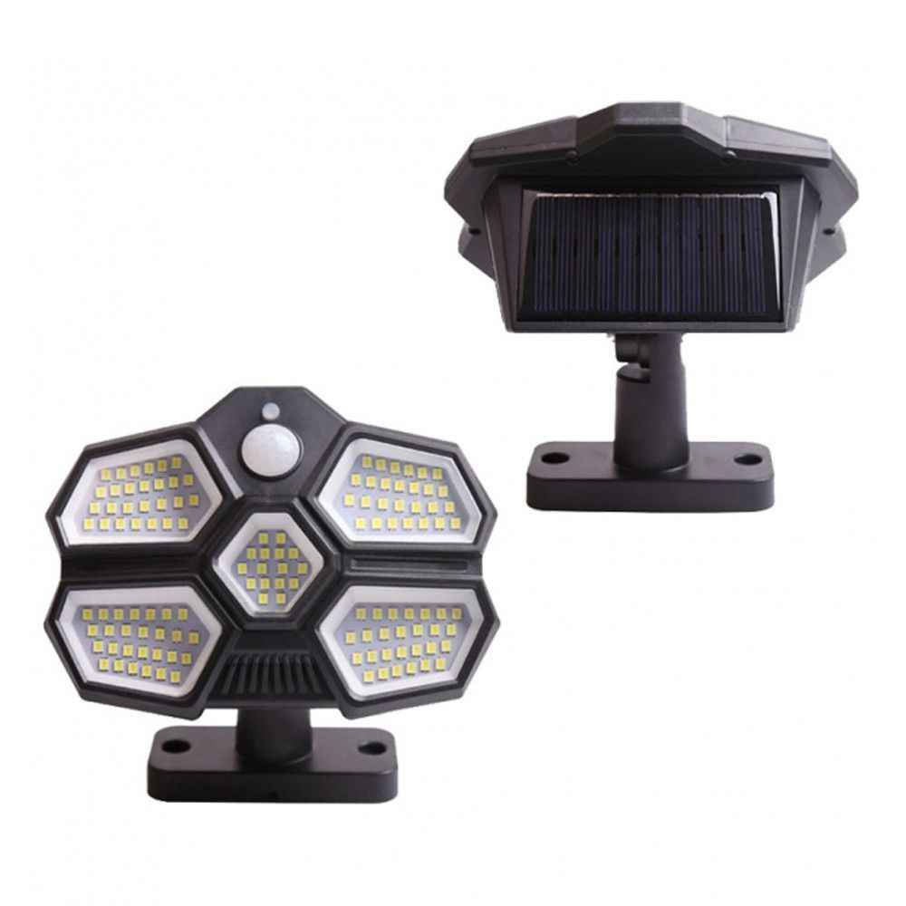 Уличный фонарь на солнечной батарее Solar SH580A-124LED, Белый / Светильник с датчиком движения 234562288 фото