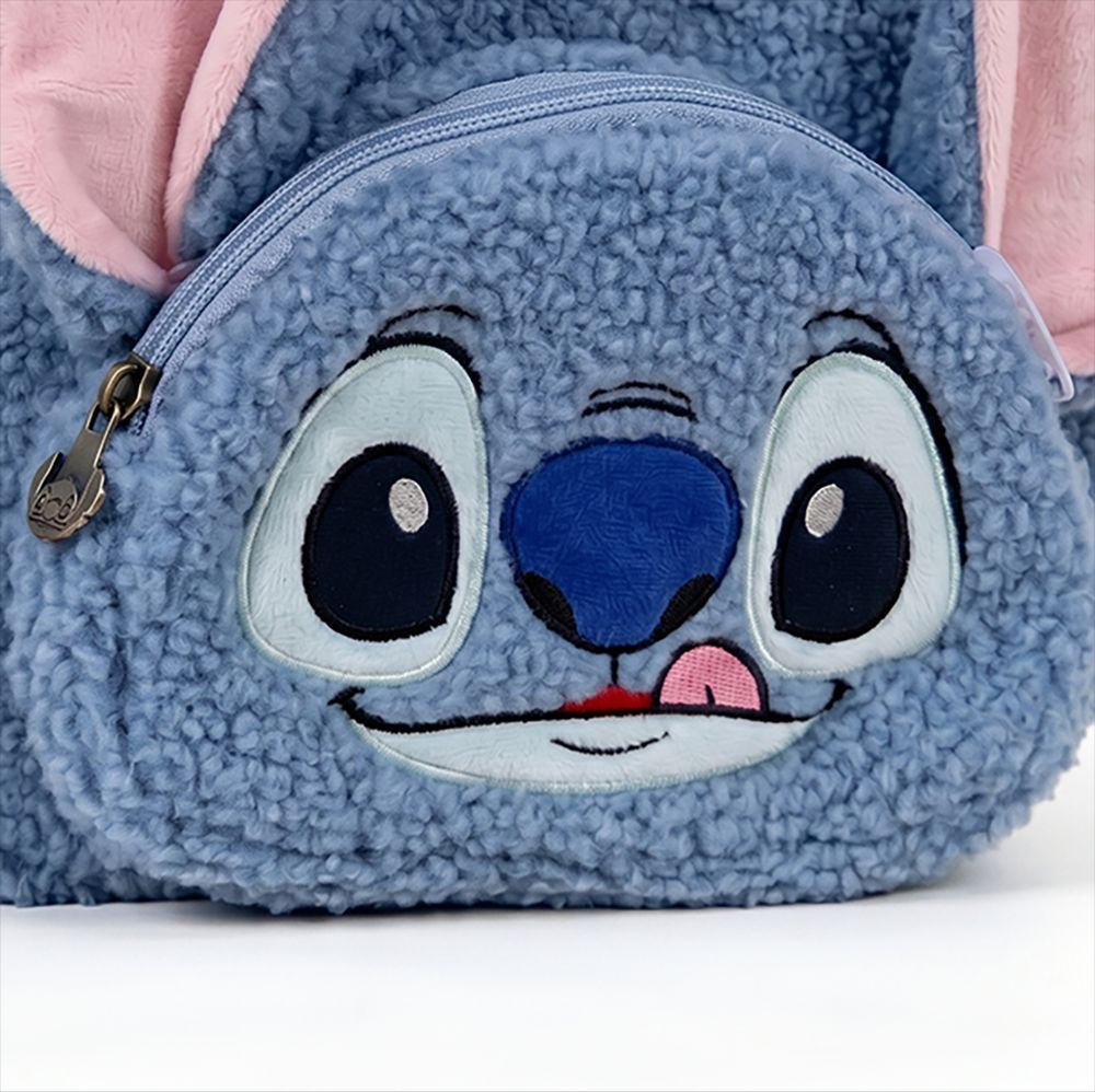 Детский рюкзак Стич, 38x28 см, Синий / Рюкзак-игрушка для ребенка / Мягкая игрушка-сумка / Игрушка рюкзак 234594957 фото