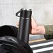 Термос вакуумный 500 мл, из нержавеющей стали и 3 чашки, Черный / Подарочный набор термос 23456540701 фото 6