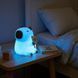 Силиконовый ночник Капибара с цветком, RGB подсветка, от USB / Аккумуляторный светильник-ночник / Светодиодный ночник 234596199 фото 2