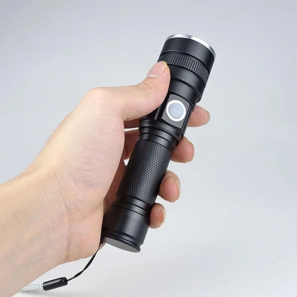 Ручний акумуляторний ліхтар із зумом BL 611-P50 / Тактичний світлодіодний ліхтарик / LED ліхтар 123463855 фото
