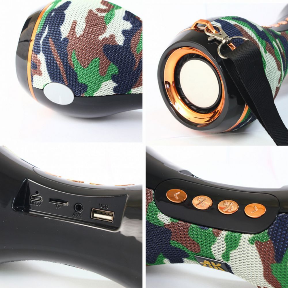Bluetooth Колонка AK201, 40Вт, с USB, TF, AUX, Камуфляж / Беспроводная портативная блютуз колонка 234572128 фото