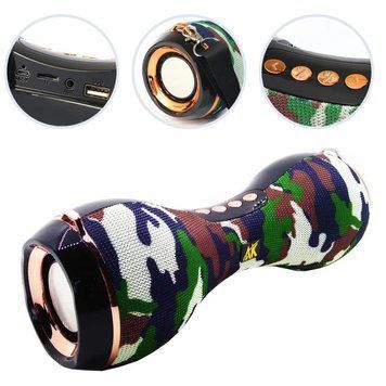 Bluetooth Колонка AK201, 40Вт, з USB, TF, AUX, Камуфляж / Бездротова портативна блютуз колонка 234572128 фото