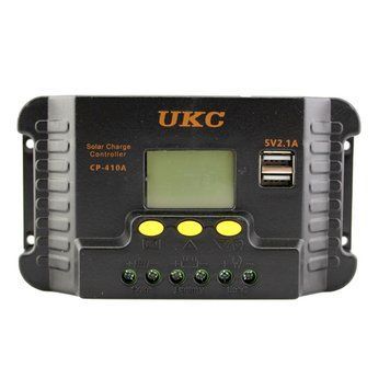 Контролер заряду сонячної батареї 30A, CP-430A, Чорний / Контролер сонячної панелі 234580045 фото