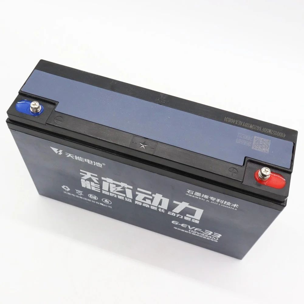 Тяговый аккумулятор свинцово-кислотный 12V, 33Ah, 6-EVF-33 / Аккумуляторная батарея для электромотоциклов 234576285 фото