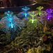 2 шт Светодиодный садовый фонарь 78 см на солнечной батарее Медуза двойной, RGB / Газонный фонарь / Светильник садовый 234592316 фото 2