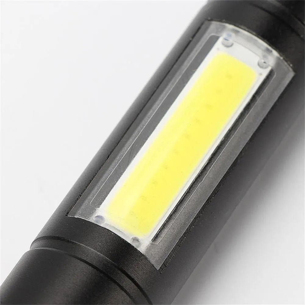 Ліхтар ручний micro USB, XPE+COB, BL-519 / Тактичний потужний ліхтарик 234565357 фото