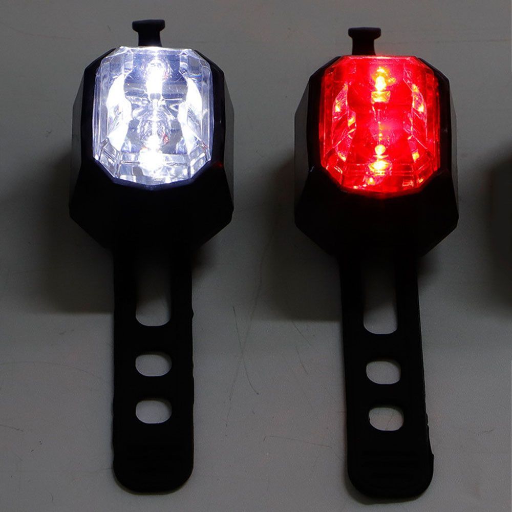 Велофонарь задний стоп, от батареек, цвет Рандом AQ-009-3LED / Велосипедный фонарь / Фонарик на велосипед 234571809 фото