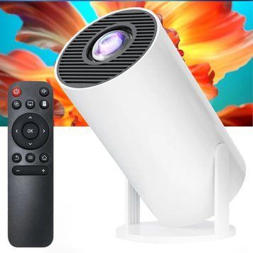 Портативный проектор для дома с WiFi и Bluetooth + Пульт, HY 300 / Мини проектор для домашнего кинотеатра / Мультимедийный проектор 234571497 фото