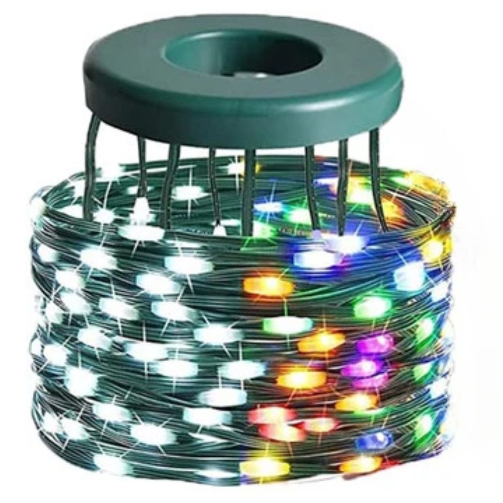 Гирлянда Конский хвост от USB (2м, 10 нитей) 400LED + пульт, SFK-02, Разноцветная / Смарт гирлянда на елку 234576448 фото