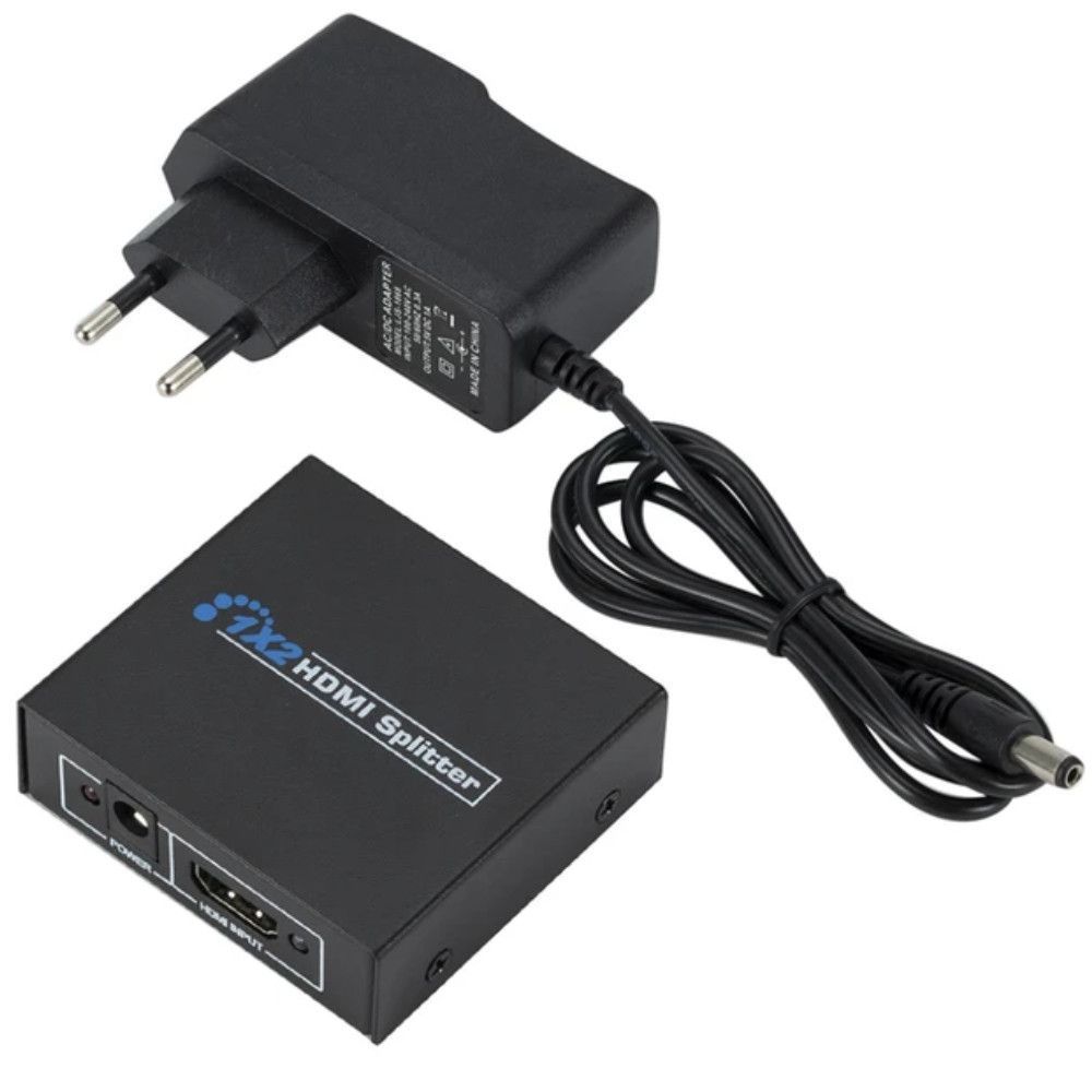 HDMI розгалужувач на 2 порти, 1080P, Чорний / Двонаправлений HDMI спліттер / Активний HDMI комутатор 234573374 фото