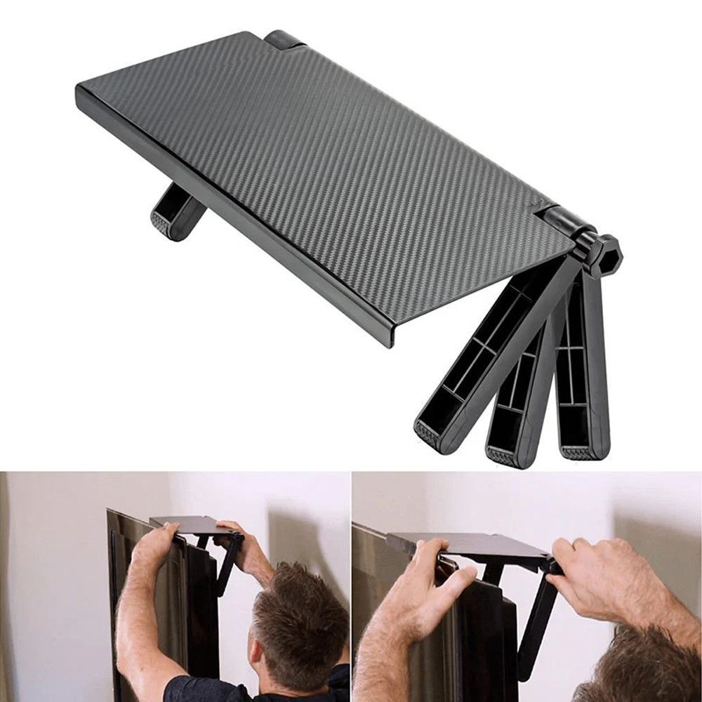 Держатель подставка на телевизор 33x16x2,5 см, Screen Top Shelf, Черная / Регулируемая полка для телевизора 234562606 фото