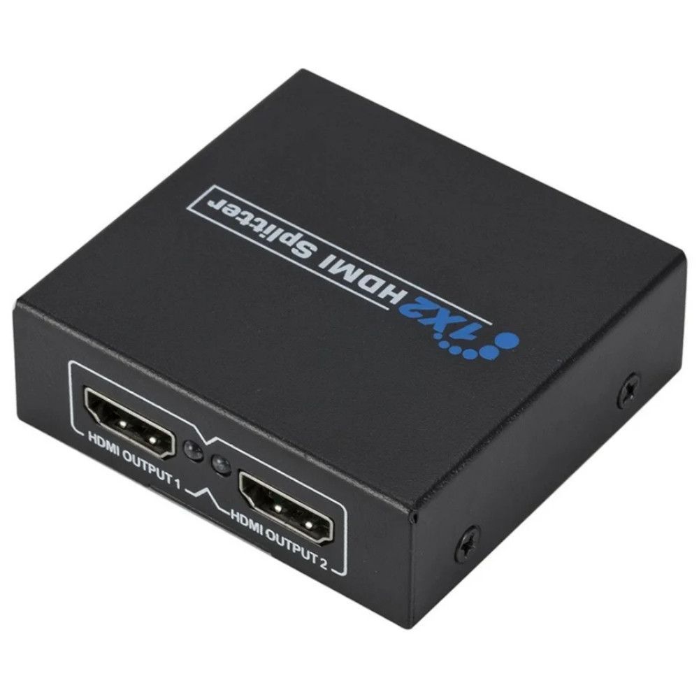 HDMI розгалужувач на 2 порти, 1080P, Чорний / Двонаправлений HDMI спліттер / Активний HDMI комутатор 234573374 фото