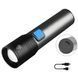 Ручной аккумуляторный фонарик USB BL K31, Серый / Карманный ЛЕД фонарь / Фонарик светодиодный 234562480 фото 1