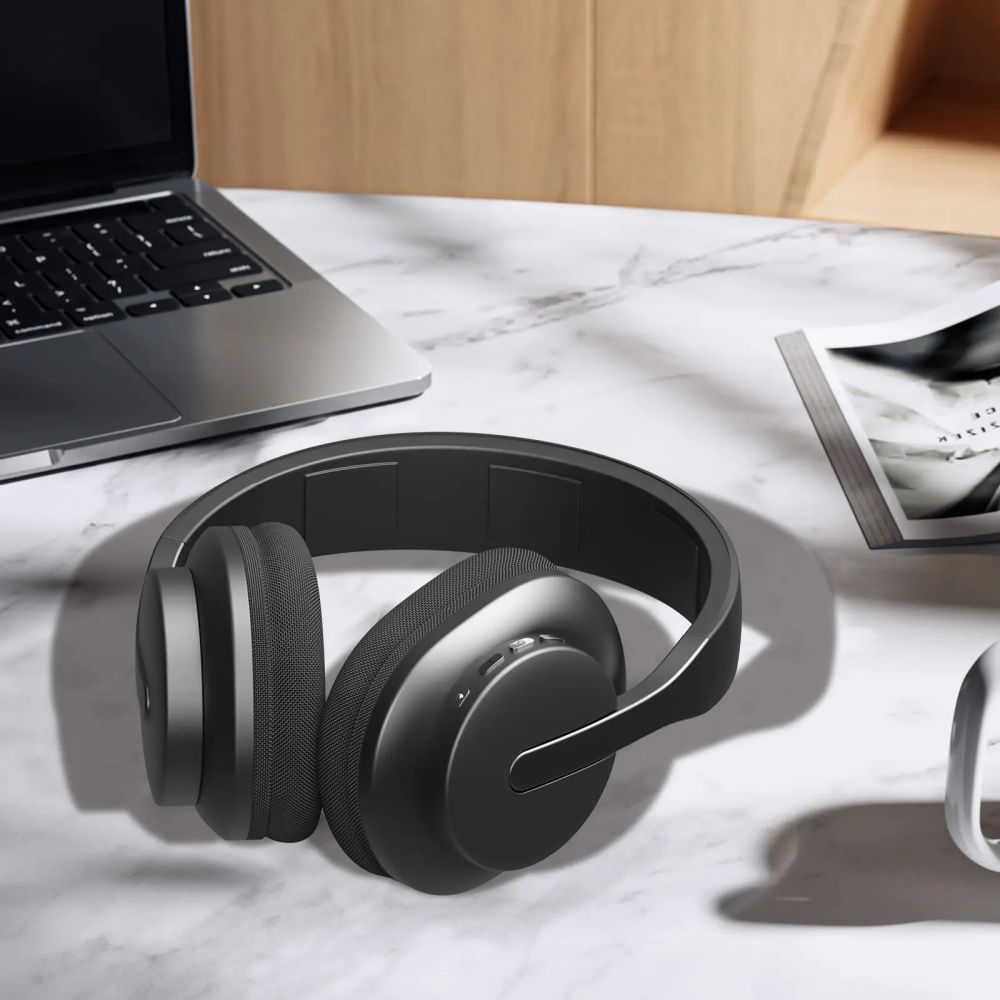 Бездротові навушники з Bluetooth складні, AN 610 BT, Чорні / Блютуз навушники / Бездротові навушники великі 234569654 фото