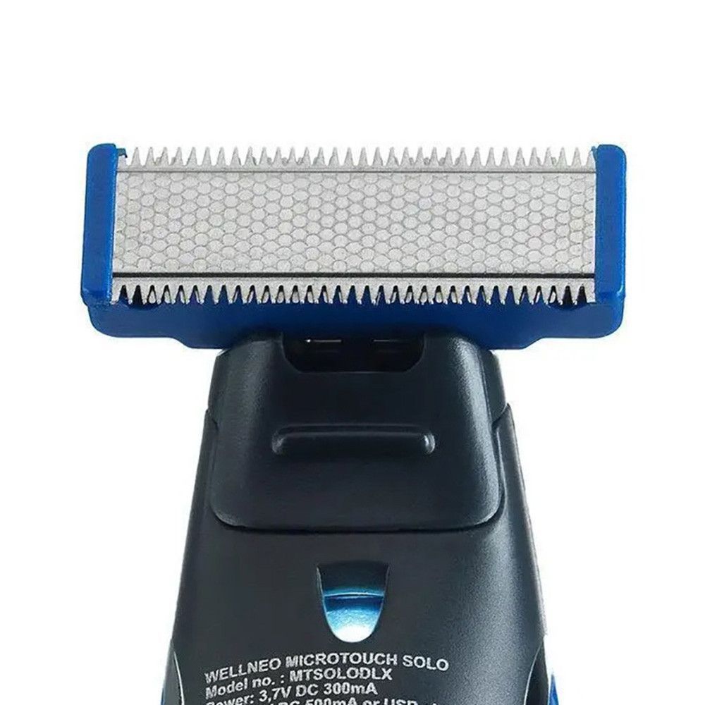 Универсальный триммер с подсветкой для мужчин Solo trimmer, Черный / Беспроводная машинка для стрижки усов и бороды 123456837 фото