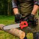Акумуляторна пила ланцюгова 12" з двома акумуляторами 48V в кейсі, Червона / Ручна електропила з автоматичним змащуванням 234582749 фото 4