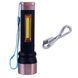 Фонарик с солнечной панелью, USB, 1200 мАч, RH-207 / Светодиодный аккумуляторный фонарь / LED - фонарик 234564465 фото 1