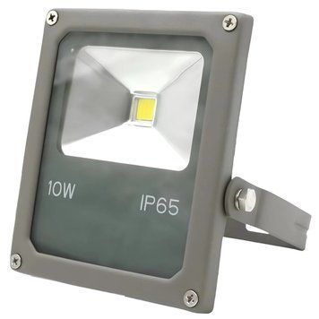Настенный прожектор LED 10W, COB, 6000К, IP65 / Светодиодный уличный фонарь / Уличный прожектор на фасад 234572891 фото