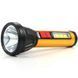Ручной фонарь с боковой подсветкой 5W, LED + COB, NF-C58, Желтый / Светодиодный фонарь аккумуляторный / Ручной фонарик 234590833 фото 9