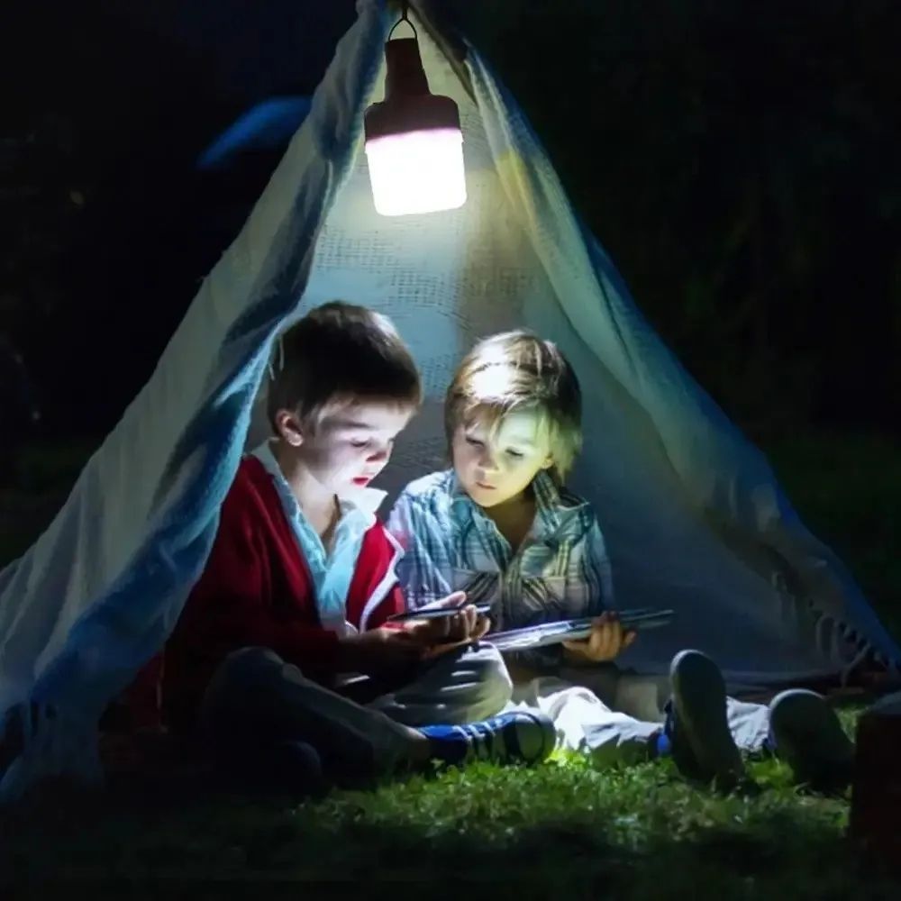 Аккумуляторная LED лампа подвесная, 10,5 см, от USB, 3 режима, AKL-02 / Кемпинговый фонарь / Аварийная лампа 234573776 фото