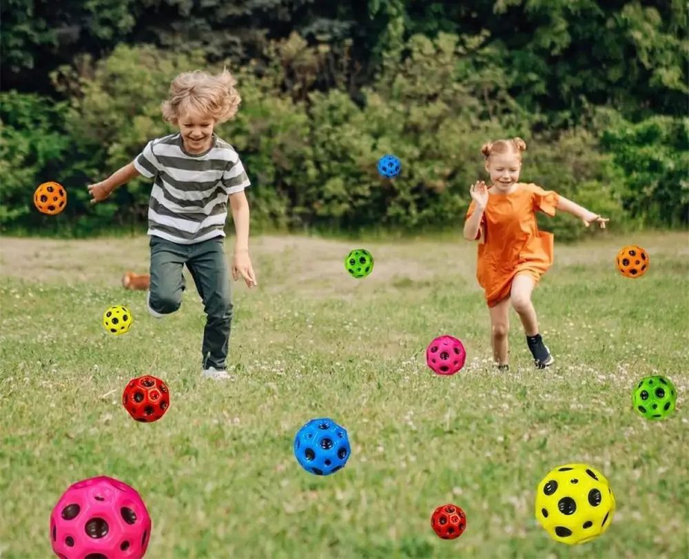 Антигравітаційний м'яч Sky Ball Gravity Ball, Колір Рандом, 1шт / М'яч стрибунець для дітей / Стрибучий м'яч антистрес 234575964 фото