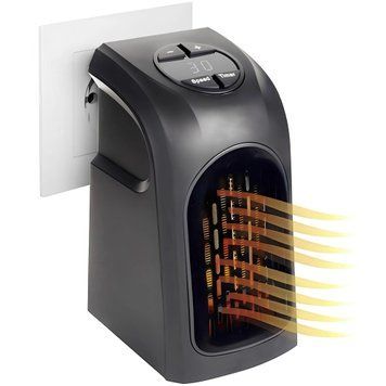 Портативный мини обогреватель 400 Вт, с таймером, от сети, HANDY HEATER / Тепловентилятор / Комнатный дуйчик в розетку 234561375 фото