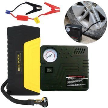 Пуско-зарядное устройство с компрессором 50800 мАч, JUMPSTARTER TM15 PUMP / Автомобильное пусковое устройство 234562748 фото
