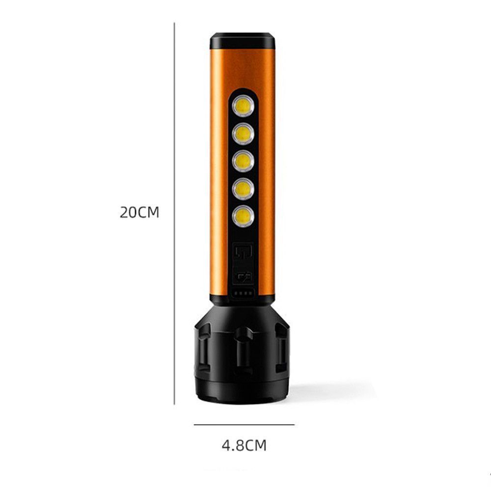 Мощный ручной фонарик с аккумулятором, USB, CB-C67 5W+5COB / Светодиодный LED фонарь 234564417 фото