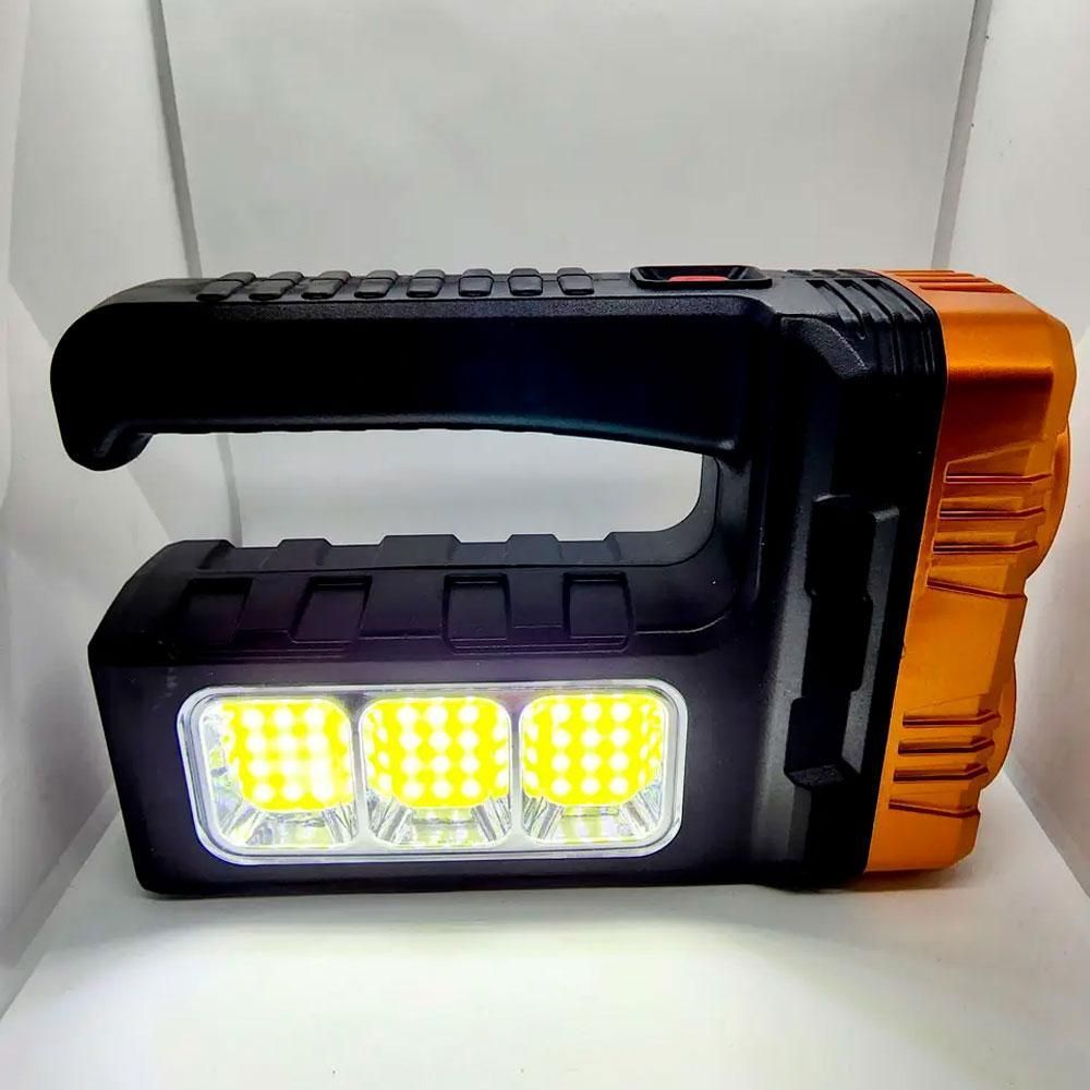 Світлодіодний акумуляторний ручний ліхтар з USB, BL 7701A COB, чорний / Світлодіодний ліхтар / Ручний ліхтар 234570190 фото