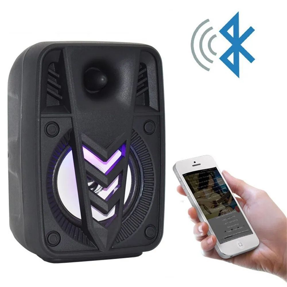 Колонка мини-чемодан, Bluetooth со светомузыкой ESS-105 FS / Портативная акустика / Блютуз колонака 234562858 фото
