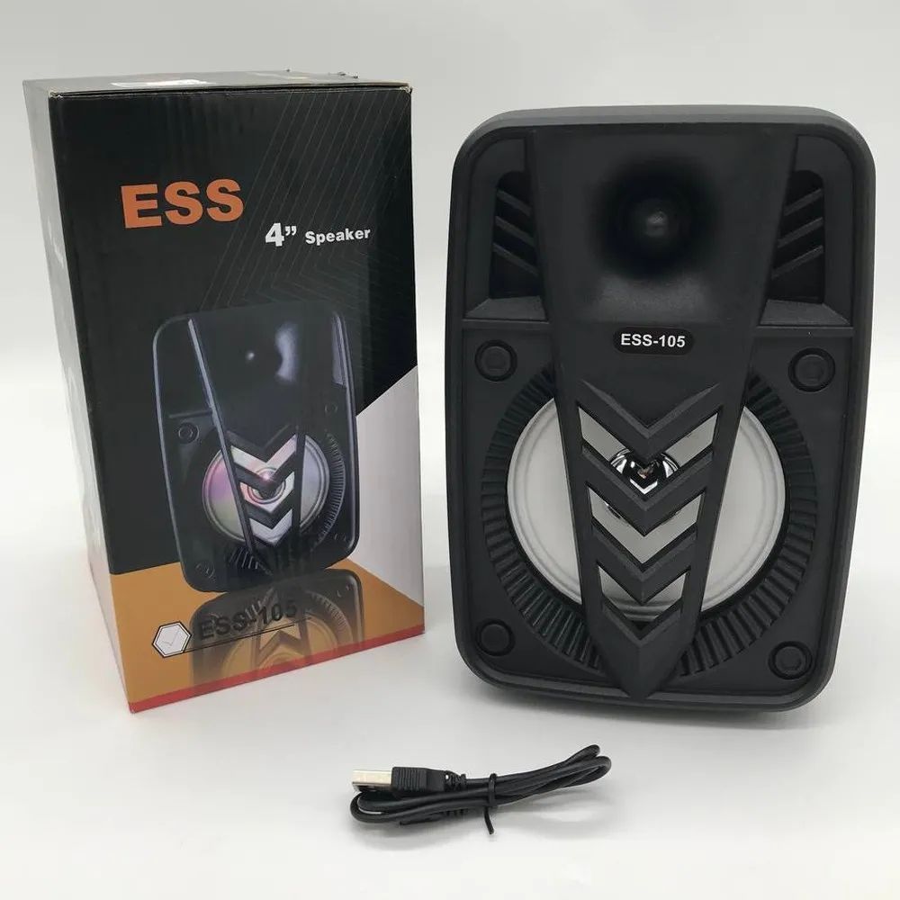 Колонка мини-чемодан, Bluetooth со светомузыкой ESS-105 FS / Портативная акустика / Блютуз колонака 234562858 фото