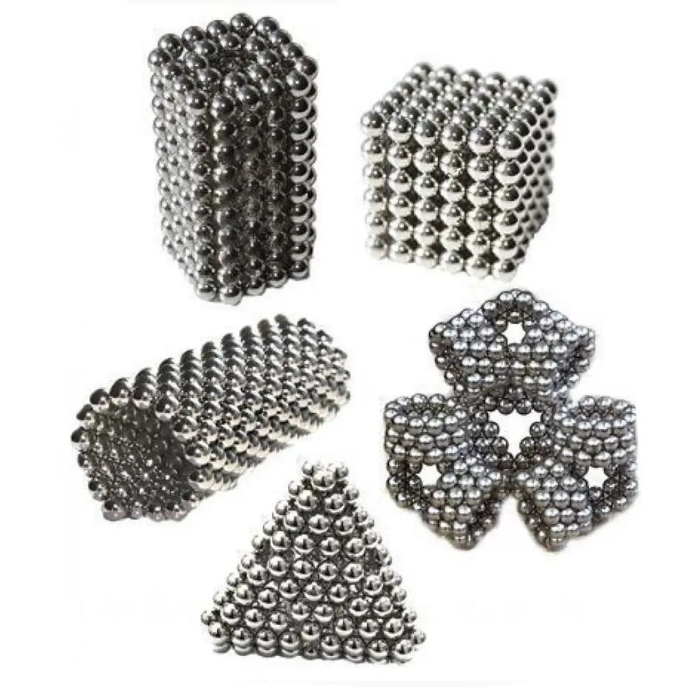 Магнитный конструктор головоломка Neocube, 216 шариков, 5 мм / Игрушка магнитные шарики / Неокуб 123456787 фото