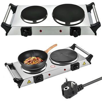 Настольная плита двухконфорочная 2500W, от 220В, BM-HD04ST / Кухонная плита электрическая / Электроплита 234575597 фото