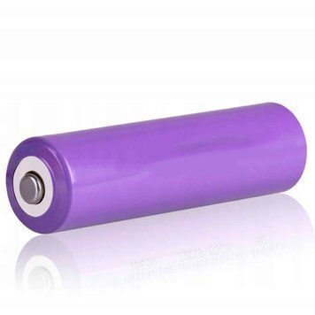 Аккумуляторная батарейка, 18650, 12 000 mAh, 3,7V, 1шт, Фиолетовая / Многоразовая литий ионная батарейка 23456442201 фото