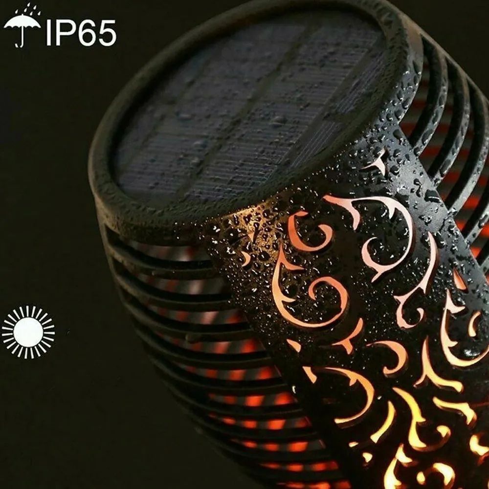 Садовый фонарь Solar flame led light sensor activated 77 см / Фонарь факел на солнечной батарее 234570086 фото