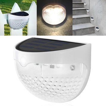 Уличный фонарь на солнечной батарее 6LED (1 шт), Solar fence light / Уличный светильник настенный 234568767 фото