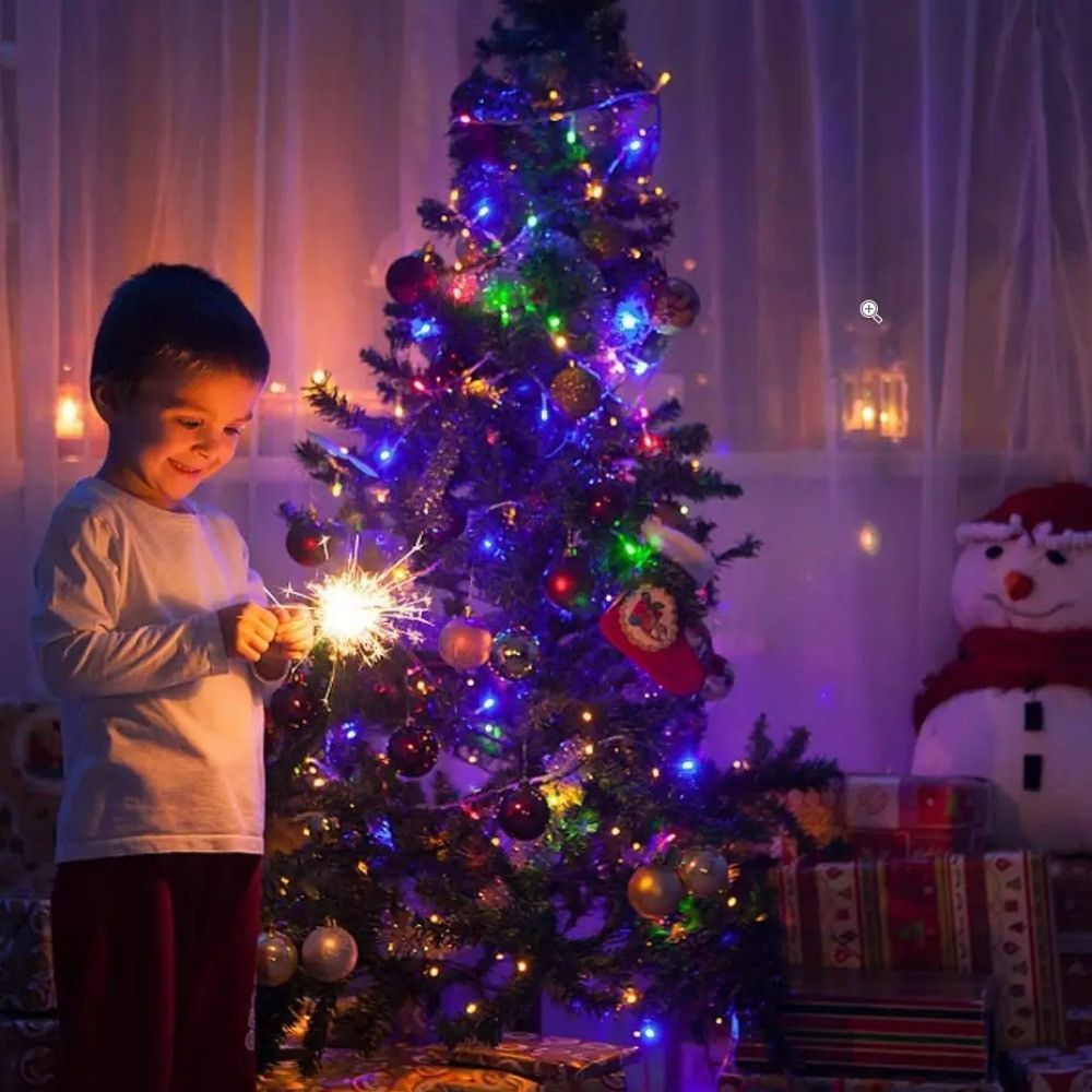 Светодиодная гирлянда Нить, от сети, 18м, 350LED, Разноцветный / Уличная гирлянда / LED гирлянда новогодняя 234583987 фото