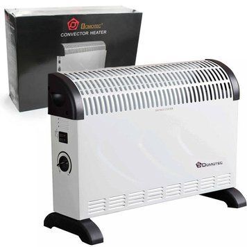 Електричний обігрівач 2000W Domotec MS 5904, Білий / Компактний обігрівач конвекторний з 3 режимами 234566944 фото