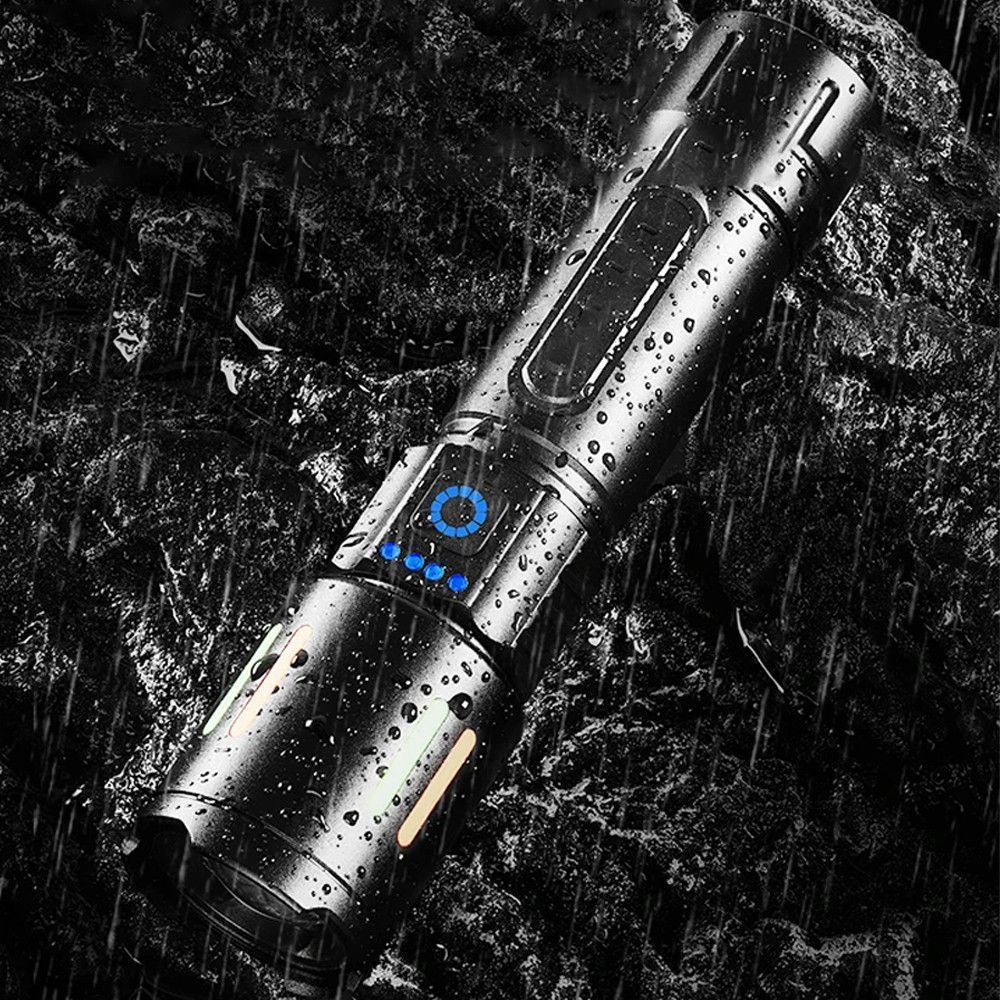 Ручний ліхтарик із зумом, від USB, 3 режими, BL 611-TG, Чорний / Акумуляторний ліхтар / Портативний ліхтарик 234571857 фото