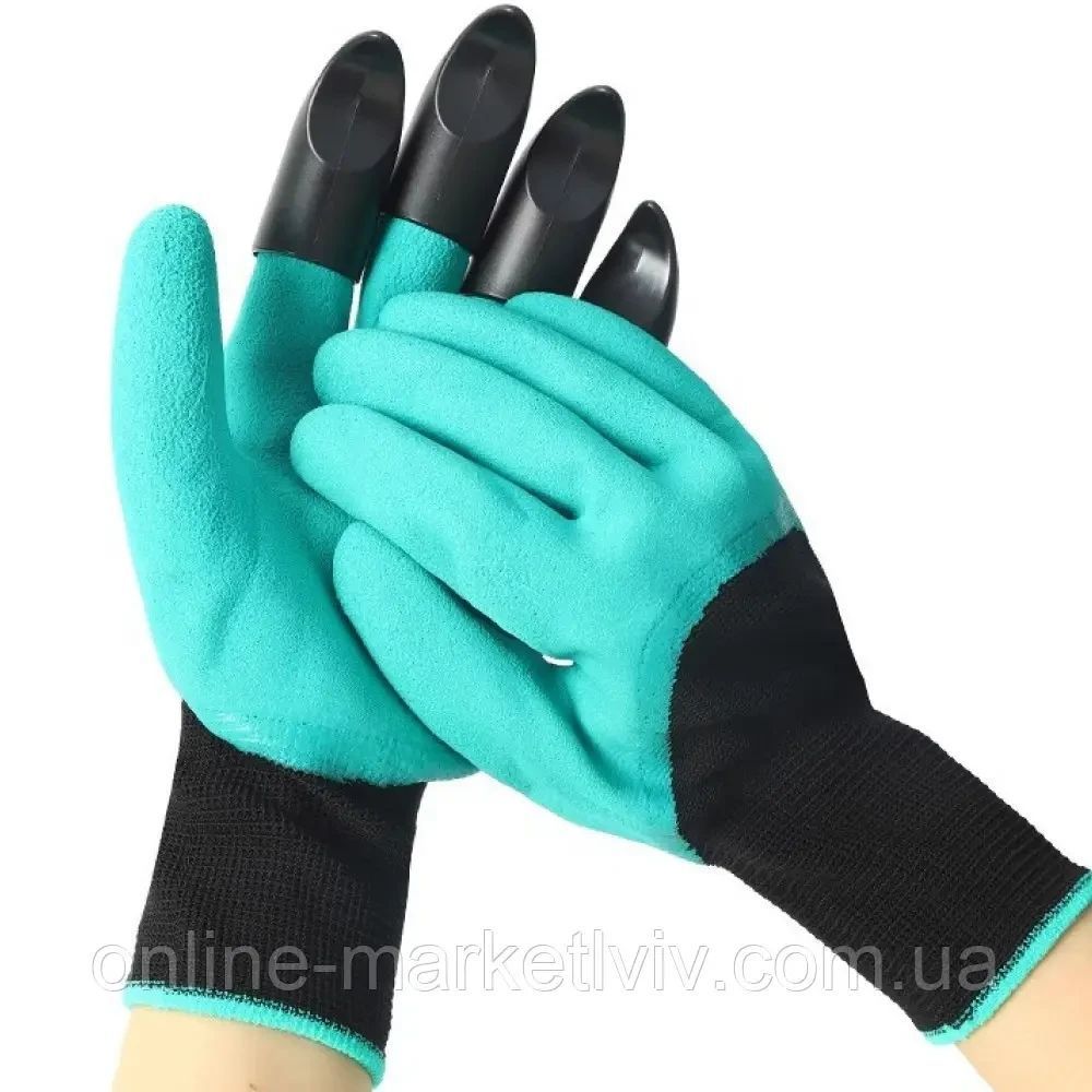 Акумуляторний секатор 48В, 2 АКБ + Рукавички кігті GARDEN GLOVES / Електричний секатор садовий 234574461 фото