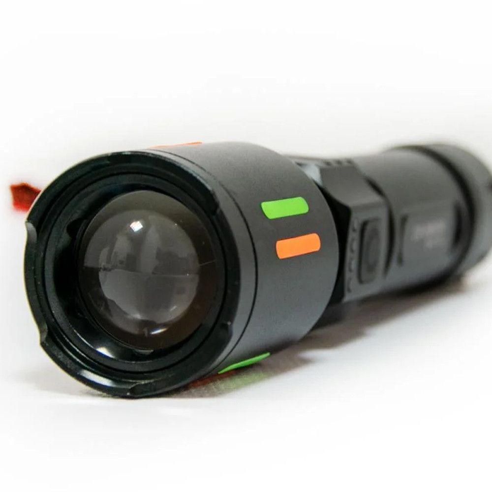 Ручний ліхтарик із зумом, від USB, 3 режими, BL 611-TG, Чорний / Акумуляторний ліхтар / Портативний ліхтарик 234571857 фото